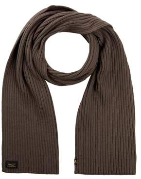 camel active Herren Schal aus Baumwoll-Mix