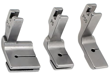 Nähfuß für industrielle Nähmaschinen, 3-teiliges Set, Faltenpresser P5 P50 P5W für Juki Brother