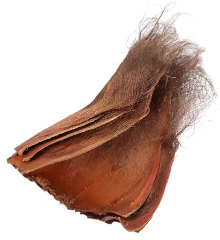 ULTECHNOVO Decorazione Corteccia Di Cocco Naturale Finta Per Giardino e Terrari, Copertura Per Condotte Idriche 3 Pezzi Larghezza 30 Cm, Materiale Palma Cocco Resistente Uso Esterno