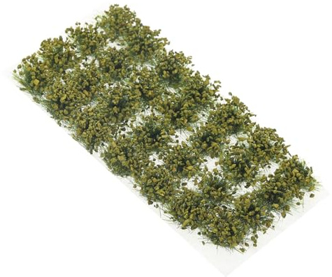 Didiseaon 1 Caja Modelos de Arbustos de Hierba Simulados para DIY Decoración de Mesa de Arena Ornamento de Paisaje Miniatura para Jardín y Escenarios de Tren