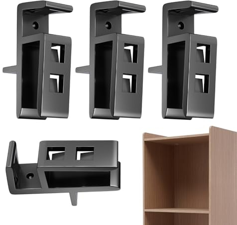 Wood Board Installation Clip - 15-20mm Cabinet Clamp, Carpentry Scribing Tool, Nylon Fixing Bracket, Adjustable Wood Joiner Holder | Secure Wardrobe Panel Fastening for Furniture Assembly Ceiling Work