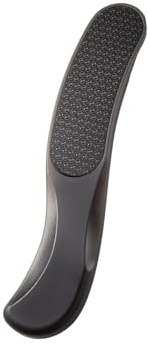 Lime à pied en corne pour une perte efficace de poils - Verre hypoallergénique - Outil de pédicure professionnel stable - Construction ABS - Outil de pédicure pour peau délicate