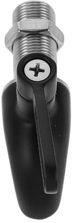PAMINGONO Robinet Distributeur de Boissons en Acier Inoxydable 304 Bec Verseur 16 MM Noir Robinet de Rechange pour Seau à Thé au Lait Compatible Distributeur Eau Chaude et Froide