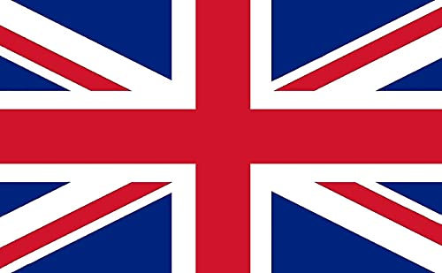 HYX Large Union Jack Flag 5ft x 3ft (150cm x 90cm) Great Britain National Flag Team GB Supporters for Festival Party with Double Stitched Seam and Metal Eyelets,1 Pack