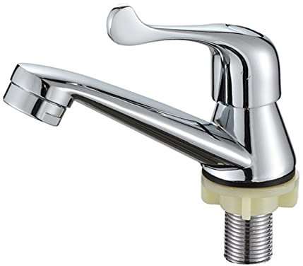 Basin Taps Zinc Alloy Bathroom Sink Taps Single Cold Water Faucet for Kitchen Bathroom Toilet Bathtub Washroom