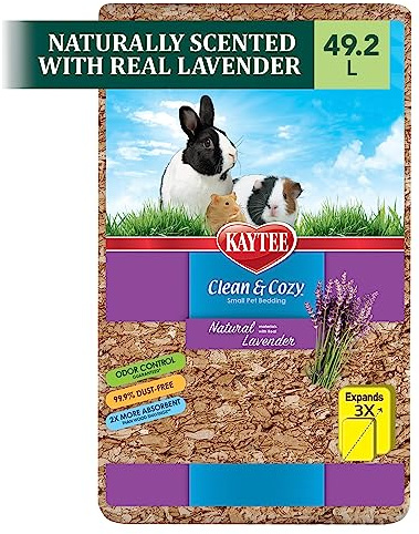 Kaytee Clean & Cozy Natural Bedding with Lavender 49.2 Liters