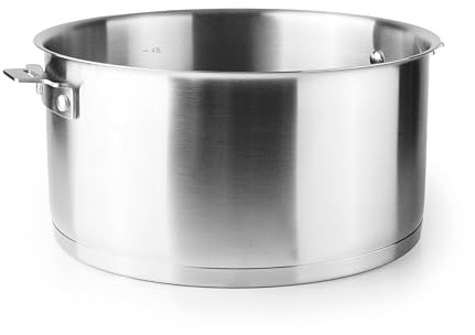 Lacor 56624 Combi kastrullkropp, 18/10 rostfritt stål, aluminium, 5,5 liter, termodifusionsbotten, smörgås, stapelbar, induktionssäker, diskmaskinssäker, ugnssäker, Ø24 cm