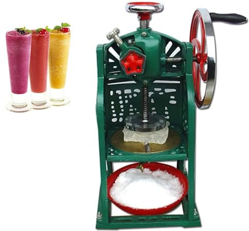 Macchina per Il Ghiaccio Tritato, Tritaghiaccio, Design a Manovella, Macchina Manuale per Tritare Il Ghiaccio sulla Neve, Tritare Il Ghiaccio è Facile e Fa Risparmiare Lavoro