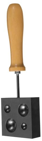 IWOWHERO Graphitgussbarrenform Für Glasblasen Aus Graphit Und Holz Temperaturbeständig Wiederverwendbar Präzise Gussform Für Diy-glasleuchten