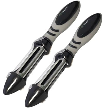 Cabilock 2piezas Cortador De Verduras Tiras y Rallador De Patatas Pelador De Patatas Profesional De Utensilio De Cocina Multifunción
