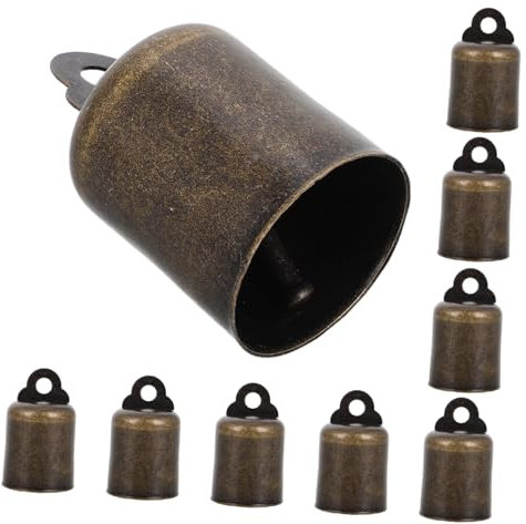 PRETYZOOM 10stücke Dekorative Kleine Kuhglocken Rustikale Glocken Weide Glocken Für Ziegenfarmen Schaf Farmen Rentier Bauernhof Heimwerker Projekte