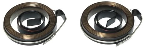 RLECS 2pcs Accessories for Drilling and Milling Machines Spring Clamp 35x6x0.7mm Drill Press Spring Assembly Drill Chuck Feed Return Helix Spring Assembly Spring Steel Chemical Blackening Surface
