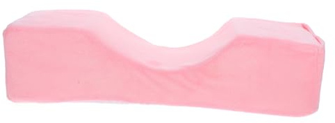 Nackenkissen Rosa U-förmiges Memory Foam, für Wimpernverlängerungen | Gesichtspflege und Schönheitssalons, Stoffbezug, Stabil und Vielseitig, Stützt Bequem