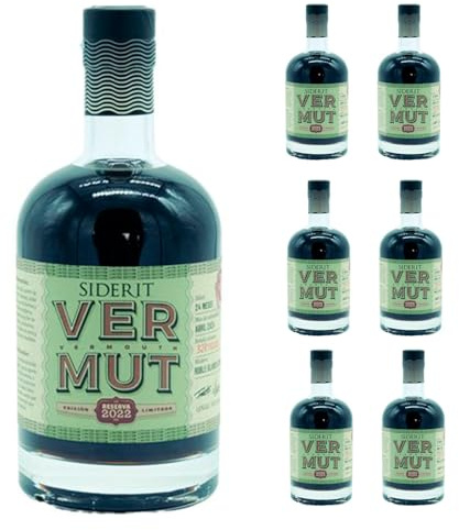 SIDERIT Vermut Edición Limitada 2022, 15% Vol, 750ml, pack de 6 unidades. Con uva Pedro Ximénez y doble maceración, hierbas y flores melíferas. 24 meses barrica de roble, notas amargas, matices a miel