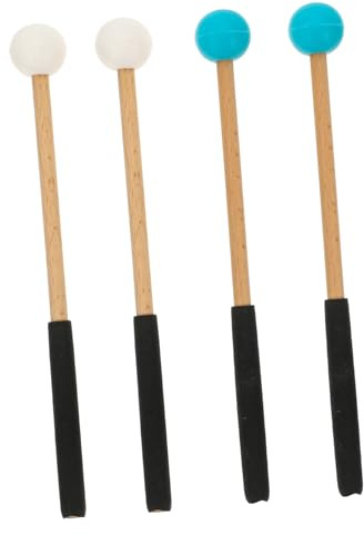 Baquetas de Marimba para Lengua, 2 Pares de Percusión