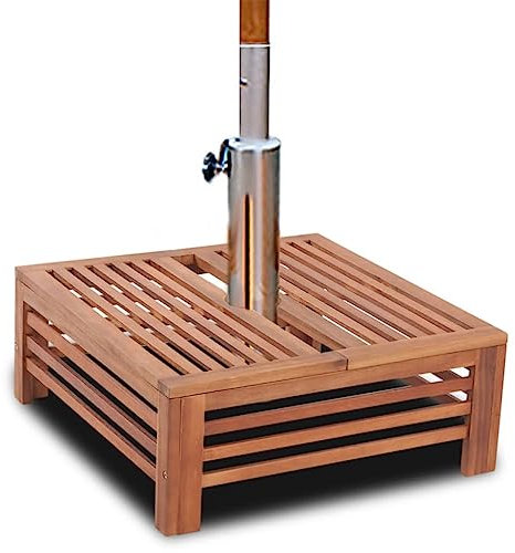 GCHDHAPB Sonnenschirmständer aus Holz, für Haus und Garten, Rasen und Garten, Outdoor, Wohnen, Outdoor, Regenschirm und Sonnenschirm-Zubehör