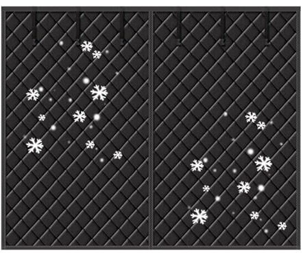 Garage Door Screen for Winters, 183-549cm Magnetic Thermal Insulated Garages Cover Curtain, Garage Door Insulation Kit, Blackout Blanket for Soundproof Privacy(Black,W9xH7.5ft/274x229cm)