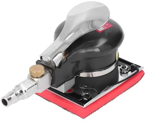 Ponceuse orbitale ergonomique à air pour polissage et cirage de voiture avec corps en aluminium et poignée ergonomique, machine de ponçage flexible