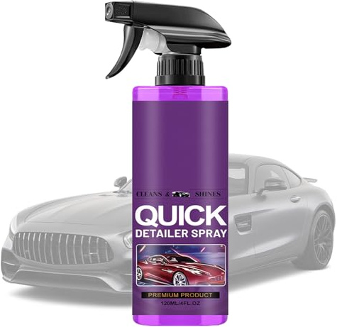 Detersivo Spray Rapido,120ml Rivestimento Protettivo Durevole - Pulitore spray per esterni auto e smacchiatore - per Riparazione Macchie e Lucido Elevato Auto SUV Camper Berlina