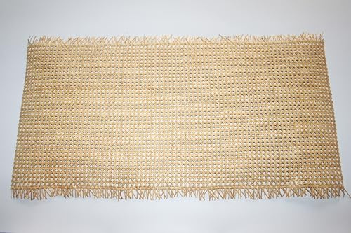 1 Meter Wiener Geflecht (natur) (B 60cm), Stuhlgeflecht, Heizkörperverkleidung, Wabengeflecht aus Stuhlflechtrohr, Flechtrohrgewebe, in verschiedenen Breiten