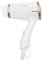 ProfiCare HT 3009 - Secador de Pelo de Viaje con Mango Plegable, 1400 W, Blanco