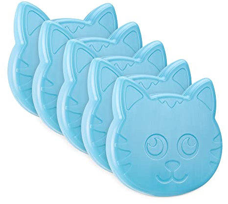 Navaris Kühlakku Kühlpad für Kühltasche - Lunch Box 5X Kühlakkus - Kühl Akku Cool Pack 5er Set - Kühlelemente für Lebensmittel