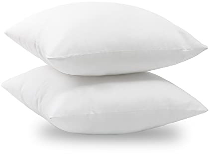 Meishida Relleno de Cojín 45 x 45cm, 2 Unidades, Almohada Fibra Hueca para Sofá y Cama, Cojines Hipoalergénica y Transpirable