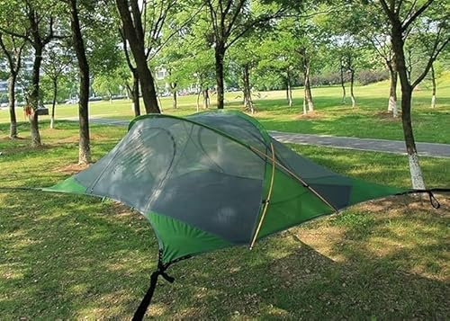 Camping Hammock,Large Hammocks-Portable Camping Hommock for Family Tree Tent,for Outside, Hiking, and Travel (Green)