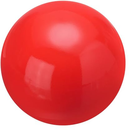 QUARKZMAN Boule de Décoration Globe Gazing 3,5 Pouces 90 mm Sphère Réfléchissante de Jardin Sphère Polie en Acier Inoxydable sans Soudure, Boule Creuse Lisse, Globe Miroir pour Jardin, Rouge