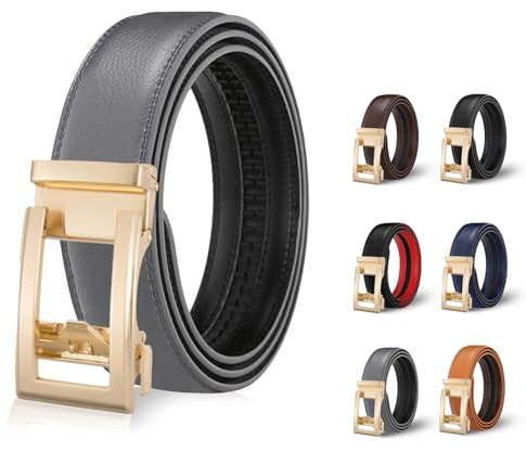 FOGOIN Majestic Gürtel Damen, Majestic Belt Easy-Click Automatik Ledergürtel für Damen, Dekorativen Taillengürtel mit Goldfarbener Schnalle, Mode Gürte Dupes für Kleider Hosen Jeans