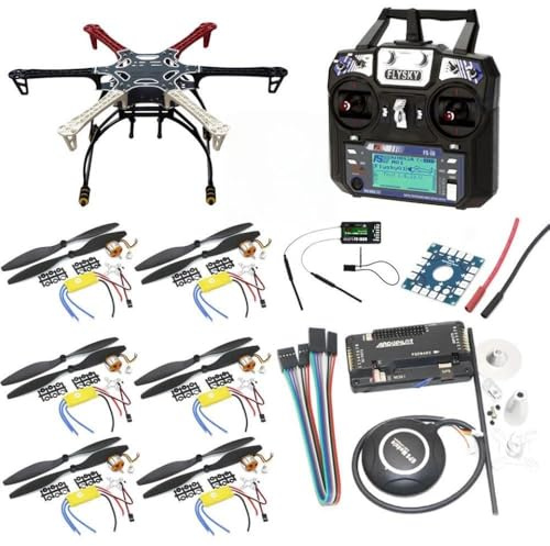 F550 Hexacopter Frame With Landing Gear Kit APM2.8 Flight Control 7M GPS A2212 1000KV 30A ESC Compatible With FS-i6 TX Compatible With RC Drone(No FS-I6 Tx)