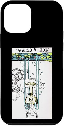 Ace of Cups Carte de tarot inversée vintage – Rider Waite Coque pour iPhone 12 mini