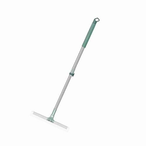 Sproguee Skegee Scrubber, Sobregae de Piso Manejo Ajustable Manejo de Silicona Boba Agua Sobrespedia para Ducha Vidrio Ducha Sobreete con Poste Telescópico para Mármol Baldosas Piso (35 cm)