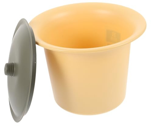 TOYZFRIENDY Pot De Chambre Couvercle En Plastique Robuste, Bassin Hygiénique Portable, Anti-odeurs, Usage Domestique Et Voyage, Aide Personnes Âgées Et Femmes Enceintes