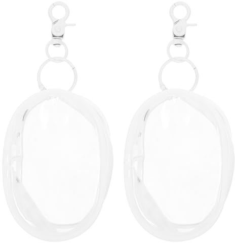 HOMOBABE 2 St Pvc-transparent Bärbar Dockväska med Upphängning Slitstark och Praktisk för Utomhusdisplay och Dekoration med Hållbar för Skolryggsäck eller Resväska