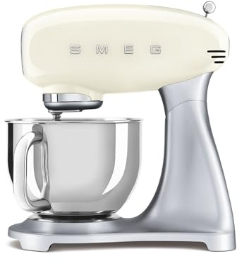 Robot pâtissier multifonctions 4.8l 800w crème SMF04CREU - SMEG