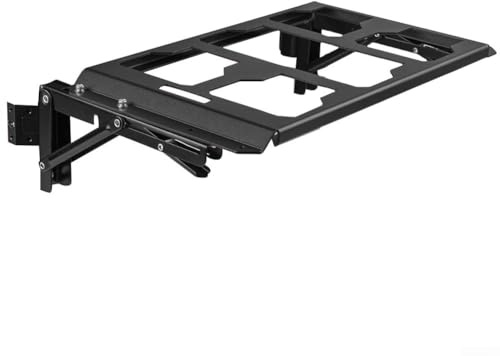 Staffa di estensione pieghevole per cassetta degli attrezzi Packout, capacità di carico 40 kg, superfici di lavoro in acciaio alluminio con piattaforma portautensili portatile, compatibile con
