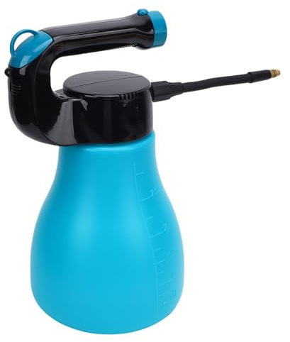 Generic Regadera Eléctrica Portátil Eficiente con Batería de 3L para Jardinería Al Aire Libre y Lavado de Coches ABS (Blue)
