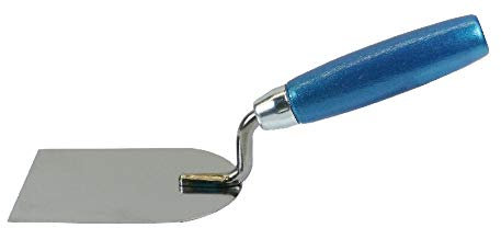 Knauf Kellenspachtel zum Anmischen von Gips-Spachtelmasse – Gipser-Spachtel aus Edelstahl mit Holzgriff zum Anrühren und Verarbeiten von Spachtel-Masse und Pulver, rostfrei