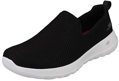 Skechers Women's Go Walk Joy Sneaker, Black/White, 7