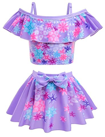 Lito Angels a Costume da Bagno Tankini Due Pezzi per Bambine Taglia 3-11 Anni