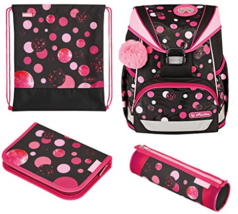 Herlitz Schulranzen Ultralight Plus Cats & Dots