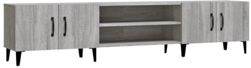 vidaXL TV-Schrank Grau Sonoma 180x31,5x40 cm Holzwerkstoff