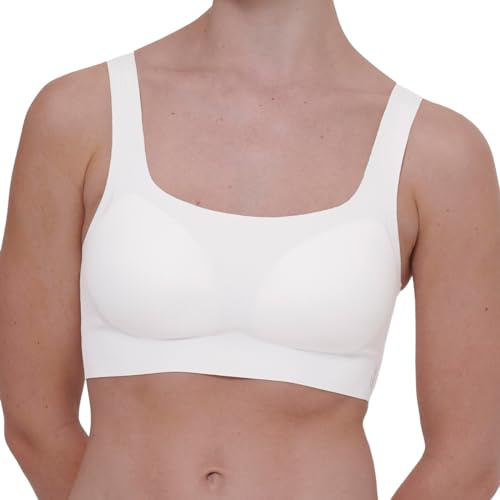 Sloggi Zero Feel 2.0 Top, Bandeau para Mujer, Silk White, L