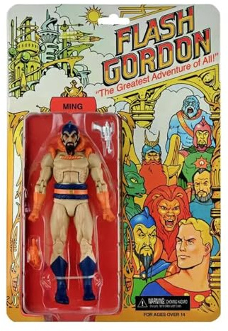NECA Flash Gordon - Ming 17,8 cm große klassische Actionfigur