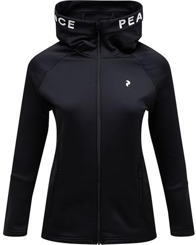 Peak Performance Damen Rider Zip Hoodie Jacke, black-black, M