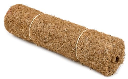 La Cordeline Tappeto in Fibra di Cocco Naturale, 40 x 100 cm, 900 g/m², pacciamatura, Protezione Contro Il Freddo, Cattive Erbe, Tappeto Rettile terrario, Marrone