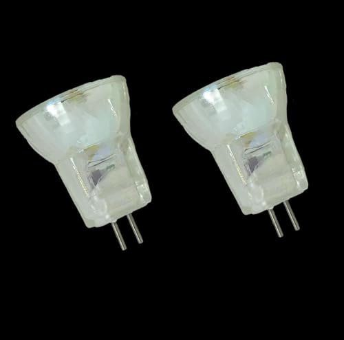 UGEFKMQ 2PC MR8 12V 10W Halogen Strahler MR8 12V 5W Halogen Spotlampe Niederspannung Spotleuchte GU4 Bi Pin Sockel 20W