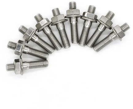 Goujon de collecteur d'échappement série M8 * 40, for goujon d'échappement en acier inoxydable, boulon dentelé, vis à écrou
