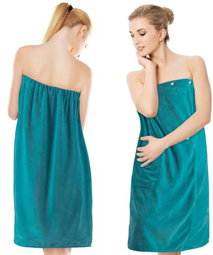 Kilt da sauna da donna (azzurro)
